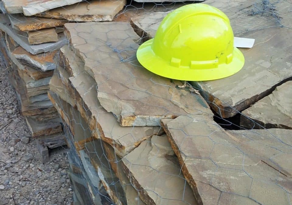 AR / OK Patio Flagstone Grey or Blue – Brown B GRADE