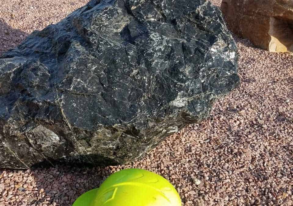 Black Obsidian Boulders