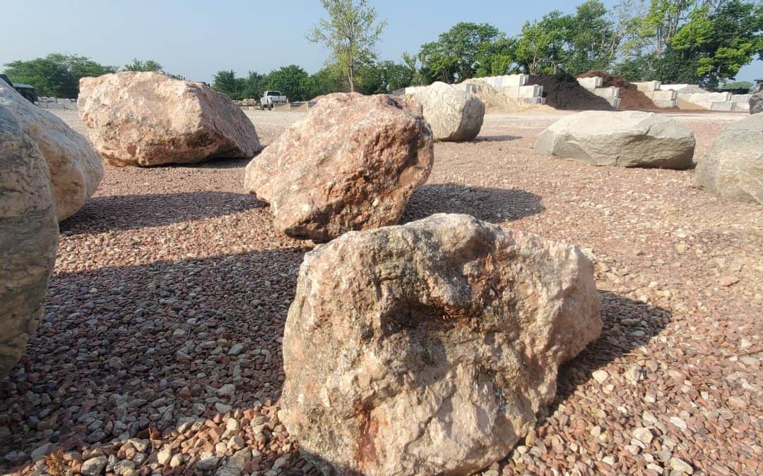 Ruby Spar Boulders
