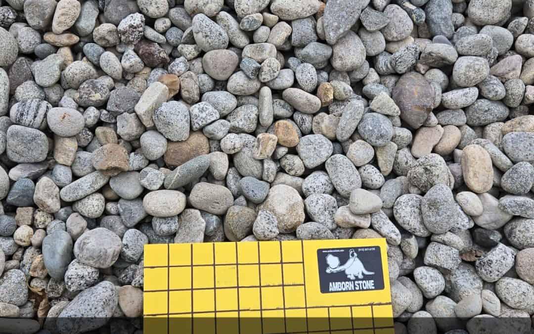 1″ x 2″ Salt & Pepper / Glacial White Cobblestone