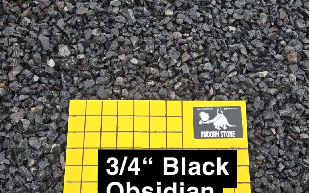 3/4″ Black Obsidian
