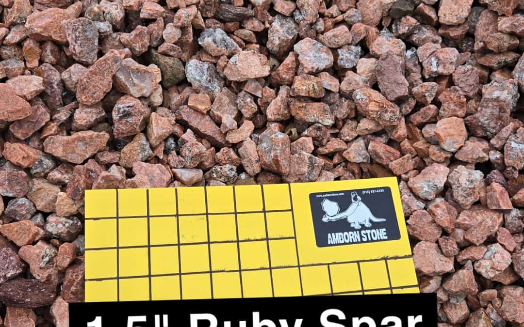 1.5″ Ruby Spar / Royal Gorge Deco Rock