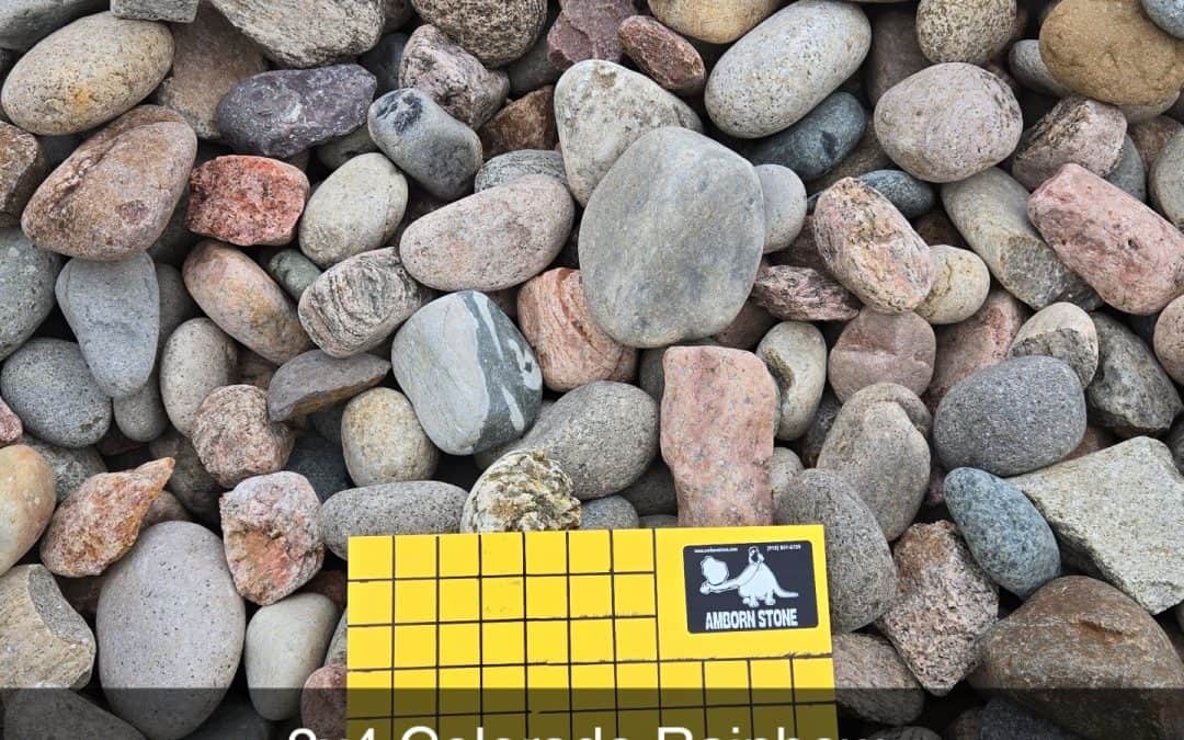 2″ x 4″ Colorado Rainbow / Multicolor Cobblestone